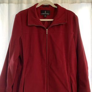 London Fog Red Women's Barn Jacket, size M